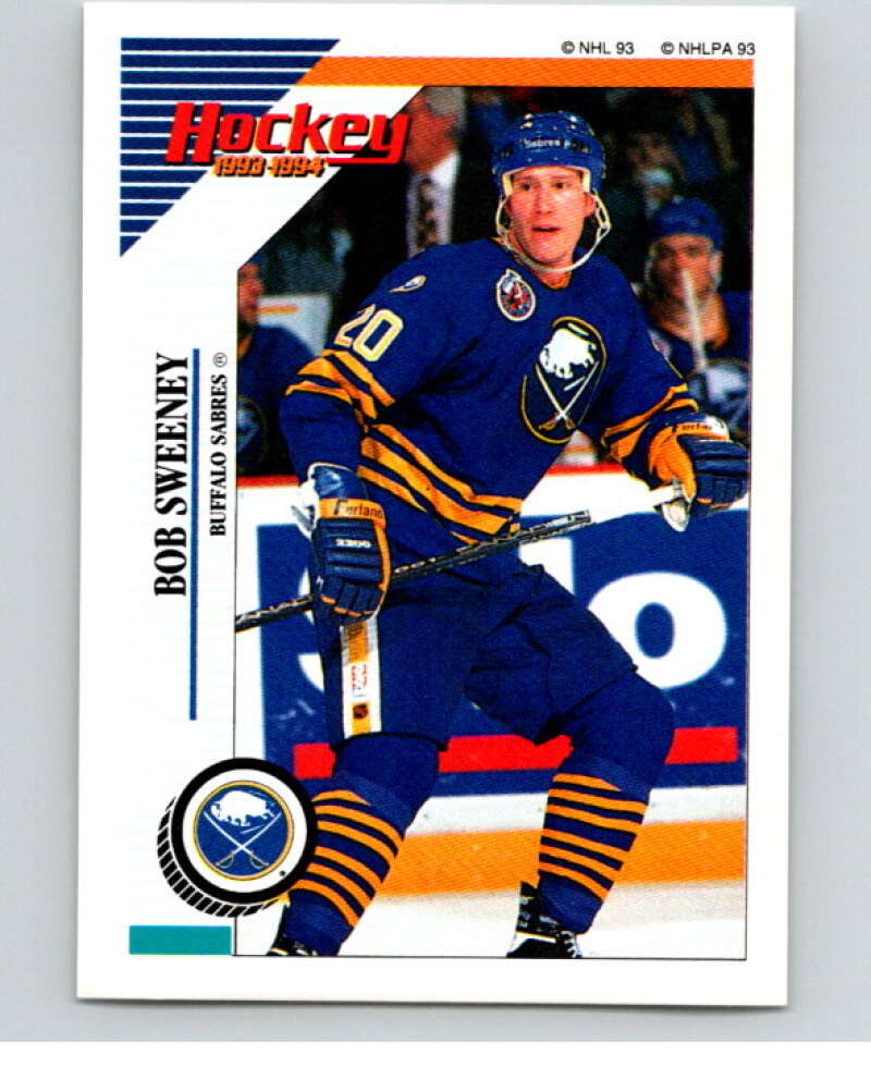 1993-94 Panini Stickers Hockey #104 Bob Sweeney Buffalo Sabres V83498 Image 1