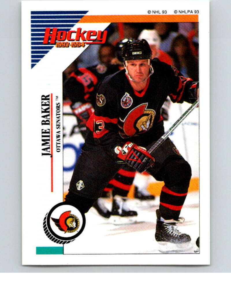 1993-94 Panini Stickers Hockey #113 Jamie Baker V83518 Image 1