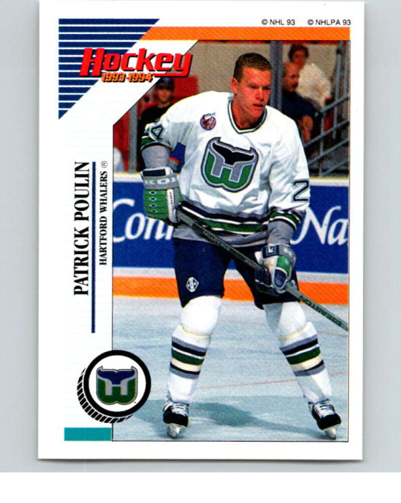 1993-94 Panini Stickers Hockey #126 Patrick Poulin V83554 Image 1