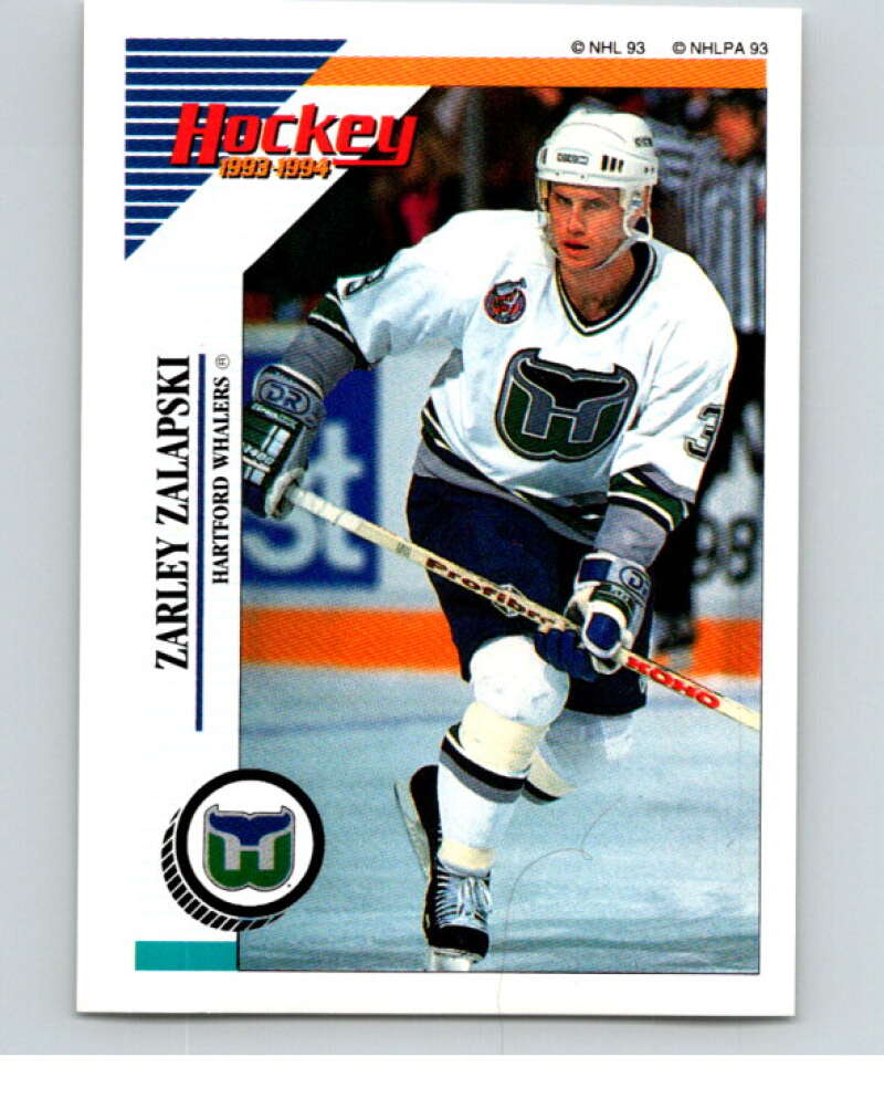1993-94 Panini Stickers Hockey #129 Zarley Zalapski V83560 Image 1