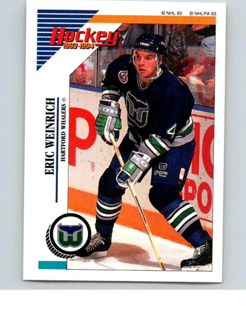 1993-94 Panini Stickers Hockey #130 Eric Weinrich V83564 Image 1