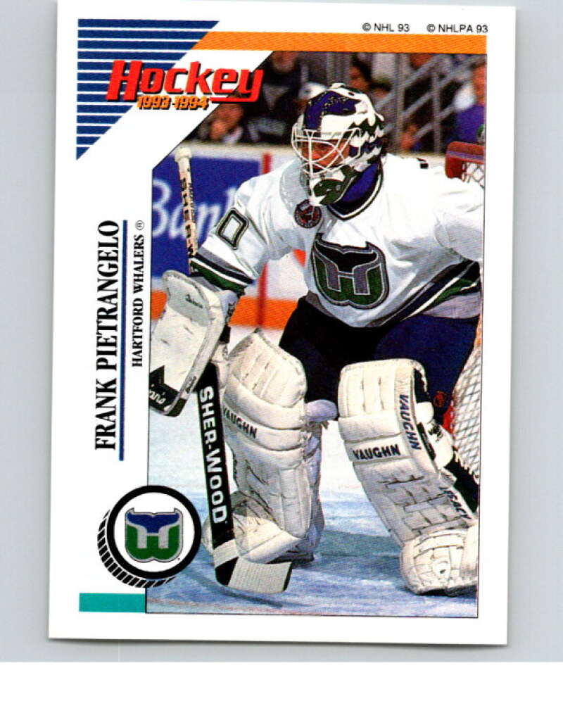 1993-94 Panini Stickers Hockey #132 Frank Pietrangelo Hartford Whalers V83573 Image 1