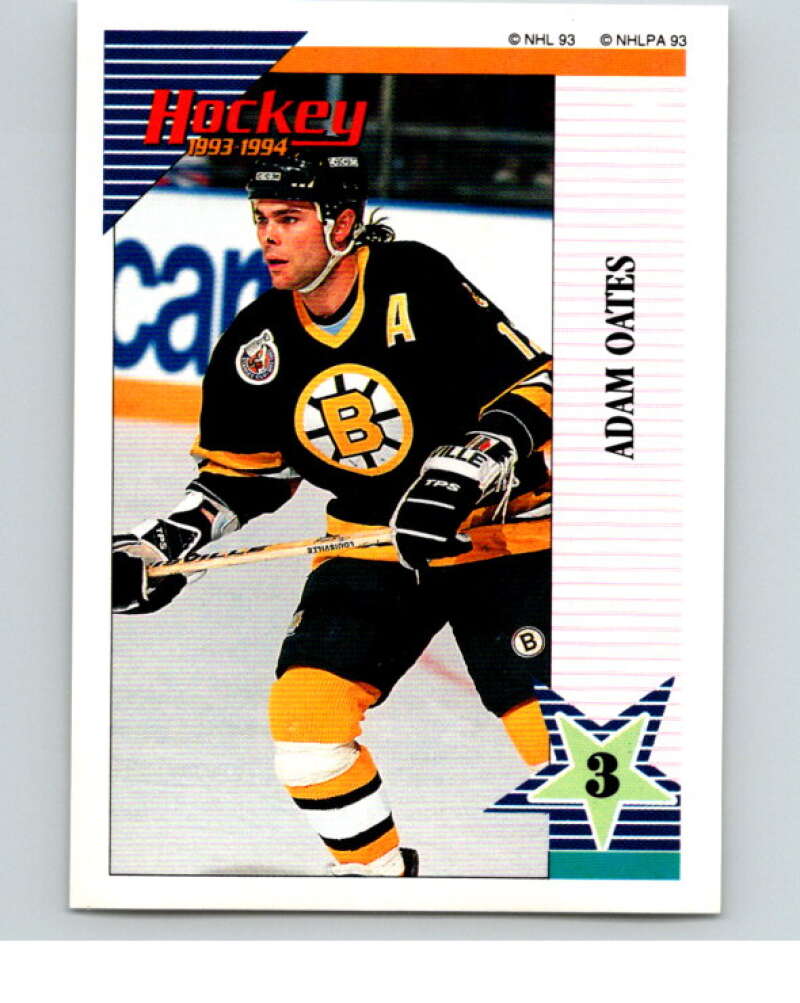 1993-94 Panini Stickers Hockey #138 Adam Oates Boston Bruins V83586 Image 1