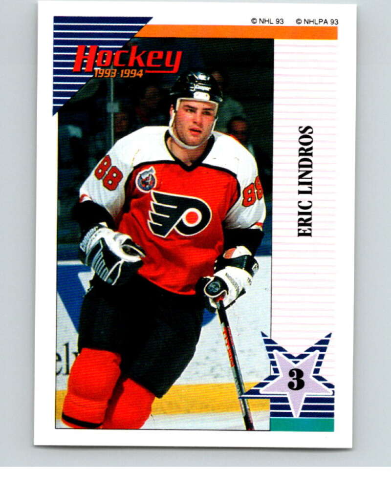 1993-94 Panini Stickers Hockey #144 Eric Lindros Philadelphia Flyers V83608 Image 1