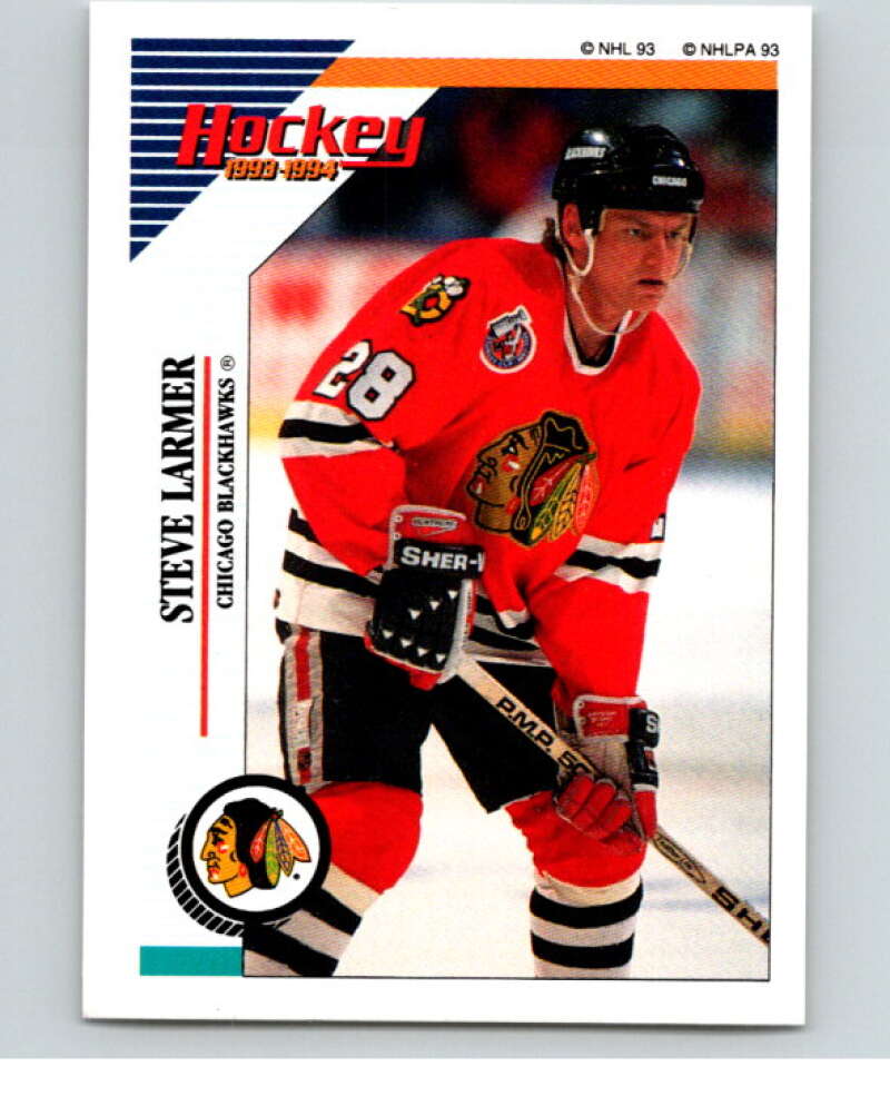 1993-94 Panini Stickers Hockey #146 Steve Larmer V83612 Image 1