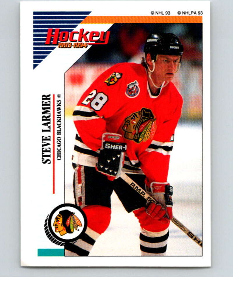 1993-94 Panini Stickers Hockey #146 Steve Larmer V83613 Image 1