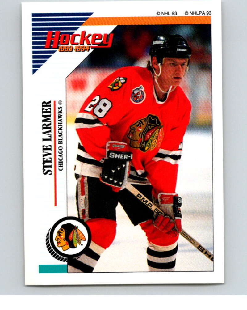 1993-94 Panini Stickers Hockey #146 Steve Larmer V83614 Image 1