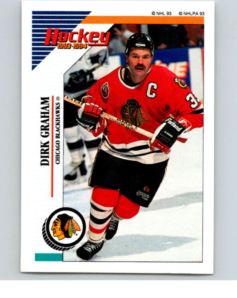 1993-94 Panini Stickers Hockey #147 Dirk Graham Chicago Blackhawks V83617 Image 1