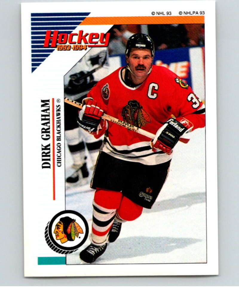 1993-94 Panini Stickers Hockey #147 Dirk Graham Chicago Blackhawks V83618 Image 1