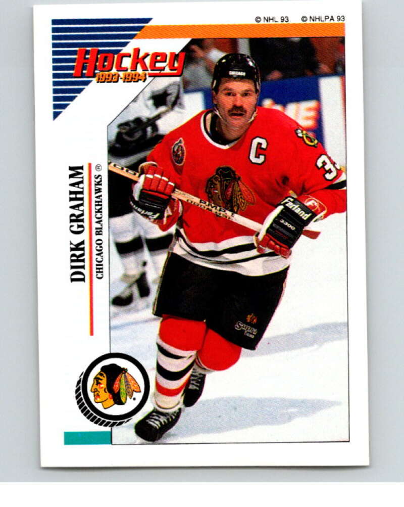 1993-94 Panini Stickers Hockey #147 Dirk Graham Chicago Blackhawks V83619 Image 1