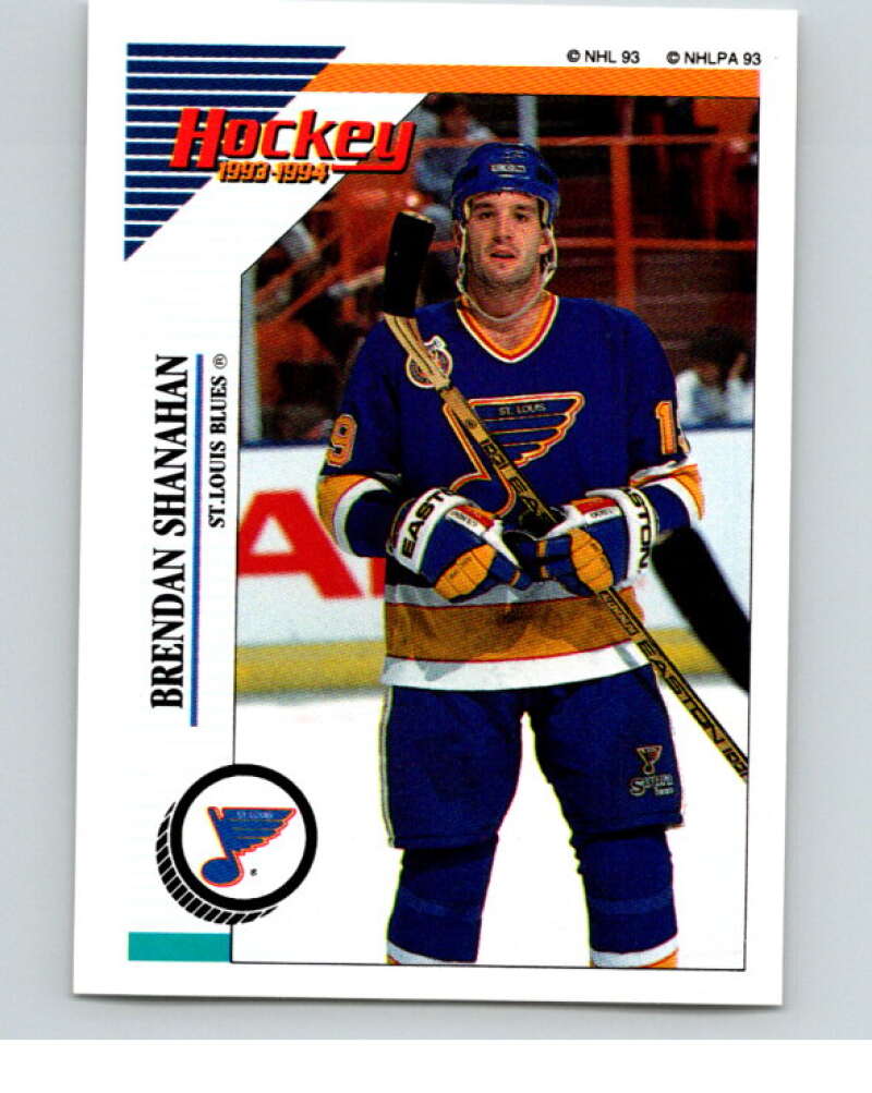 1993-94 Panini Stickers Hockey #158 Brendan Shanahan St. Louis Blues V83640 Image 1