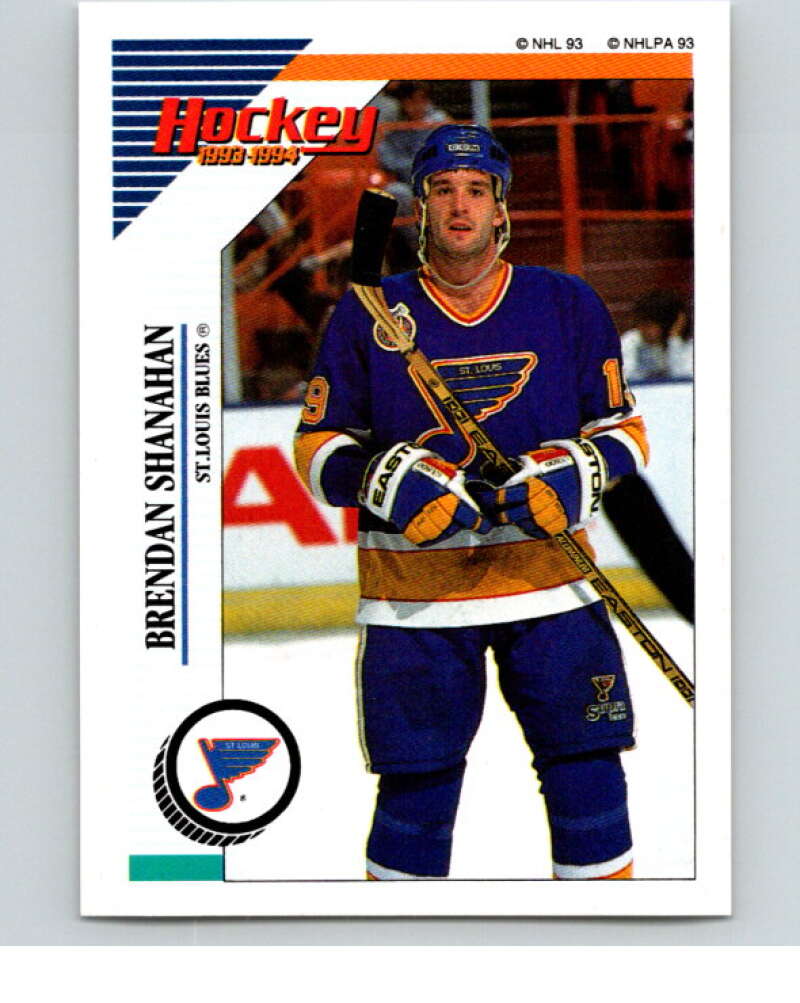 1993-94 Panini Stickers Hockey #158 Brendan Shanahan St. Louis Blues V83641 Image 1