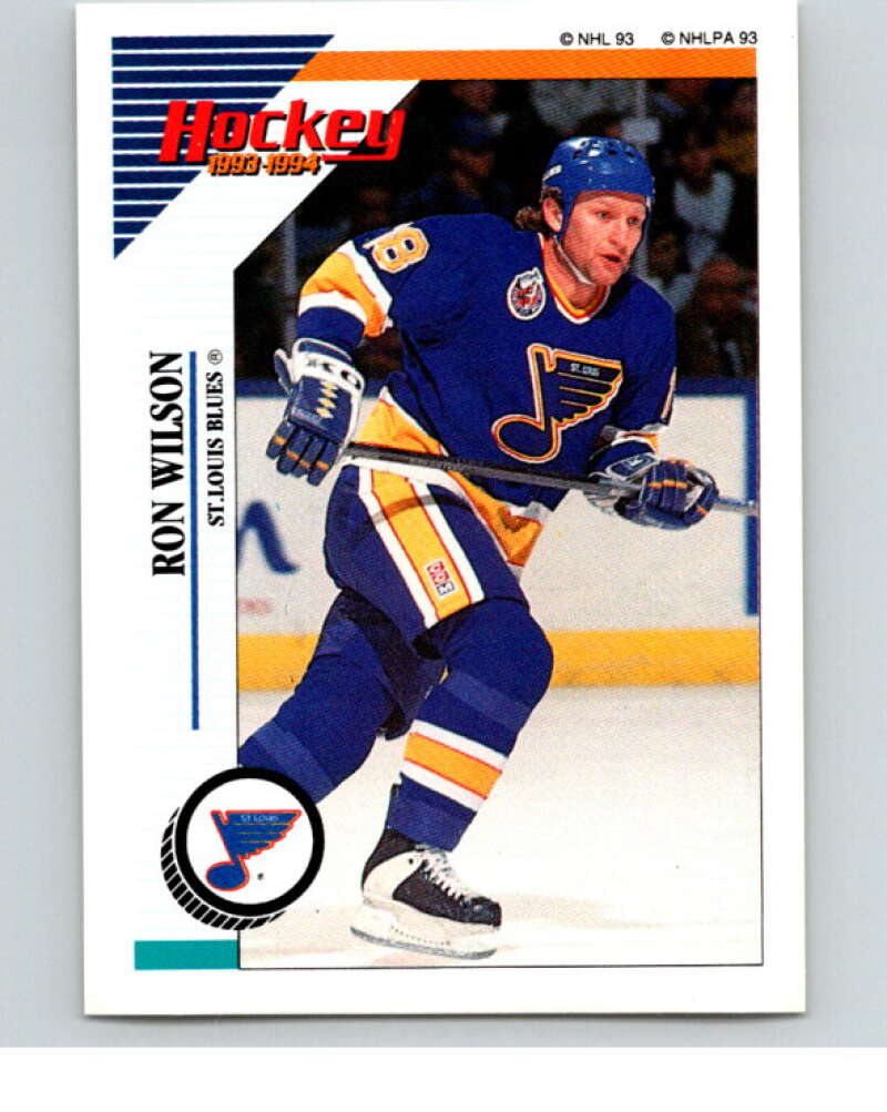 1993-94 Panini Stickers Hockey #162 Ron Wilson V83654 Image 1