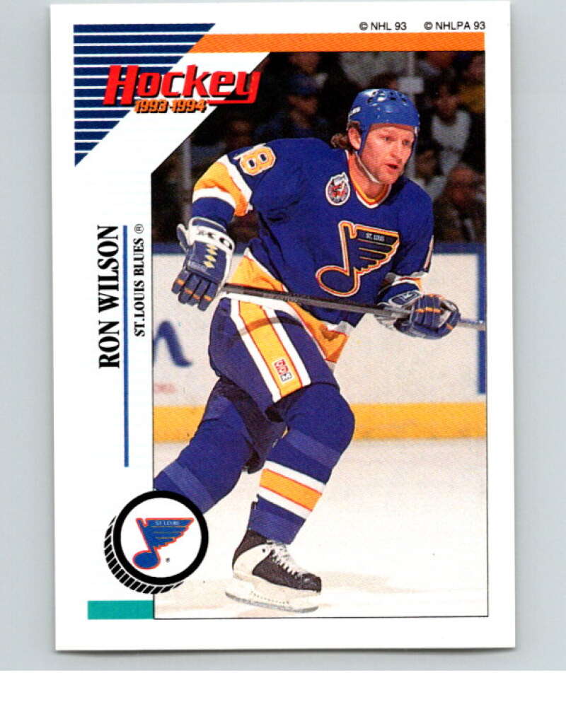 1993-94 Panini Stickers Hockey #162 Ron Wilson V83657 Image 1