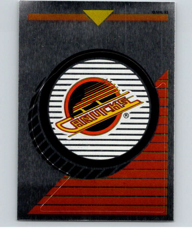 1993-94 Panini Stickers Hockey #167 Canucks Logo V83663 Image 1