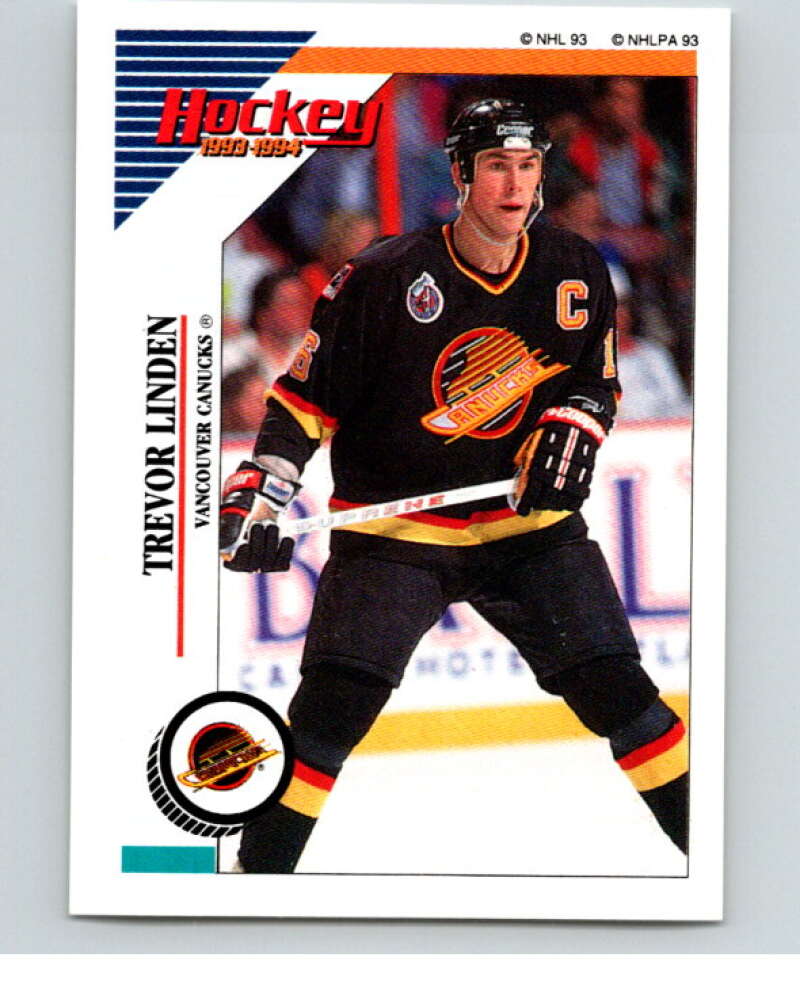 1993-94 Panini Stickers Hockey #172 Trevor Linden Vancouver Canucks V83676 Image 1