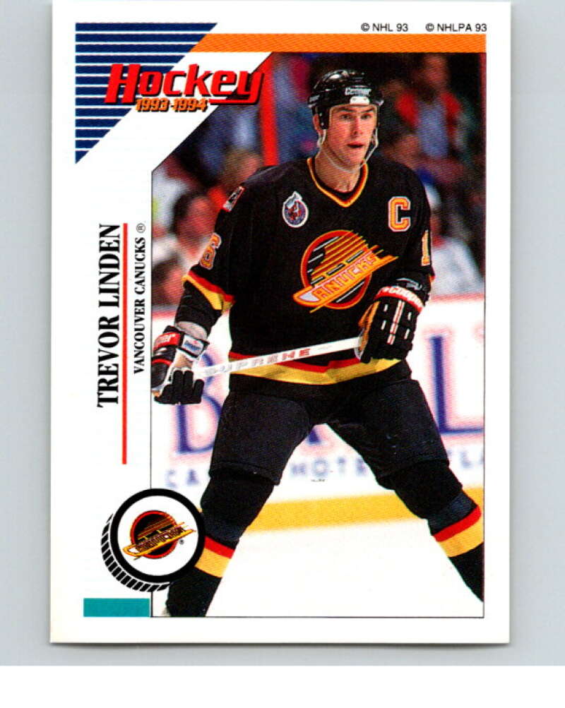 1993-94 Panini Stickers Hockey #172 Trevor Linden Vancouver Canucks V83677 Image 1