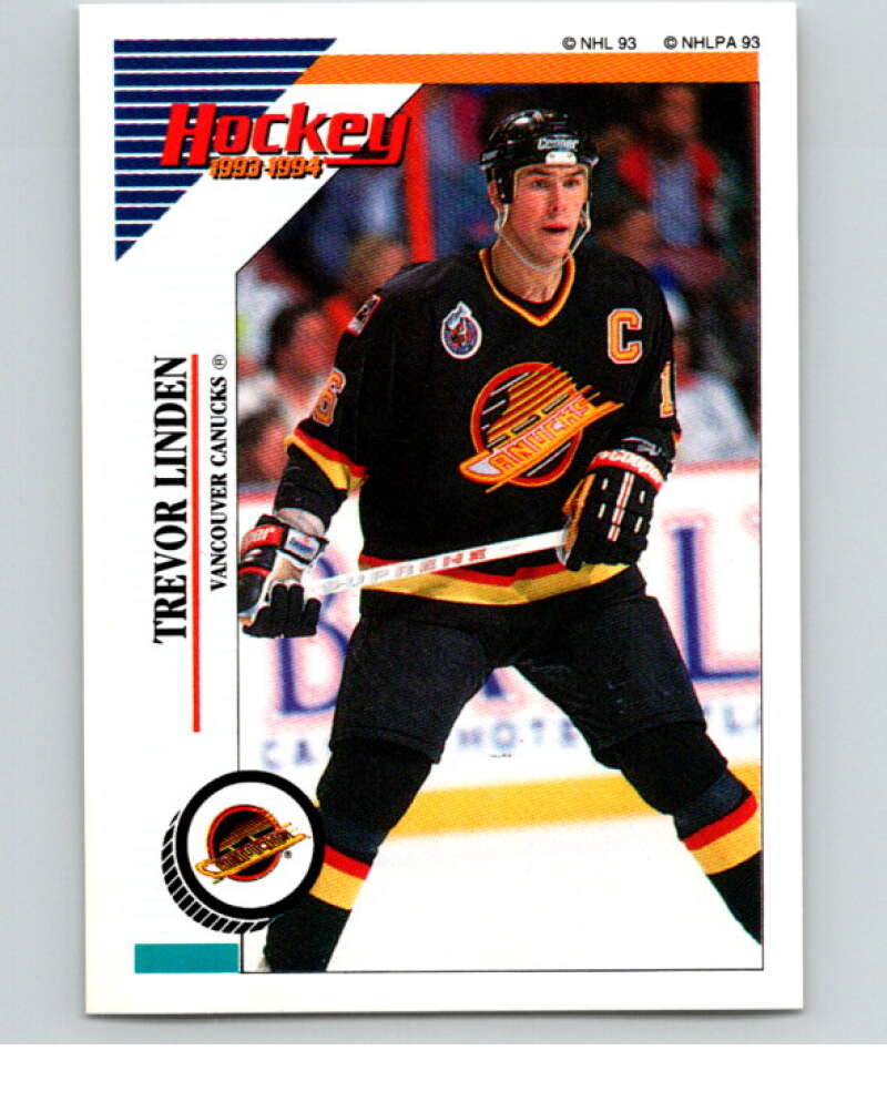 1993-94 Panini Stickers Hockey #172 Trevor Linden Vancouver Canucks V83678 Image 1