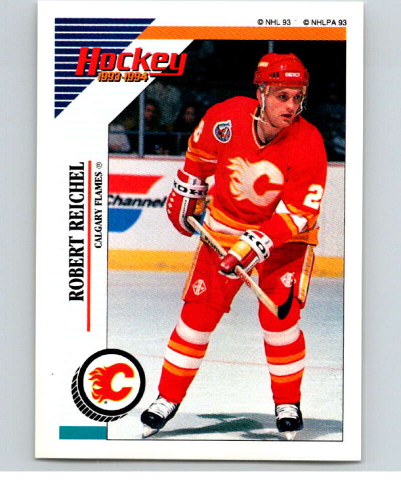 1993-94 Panini Stickers Hockey #180 Robert Reichel Calgary Flames V83699 Image 1