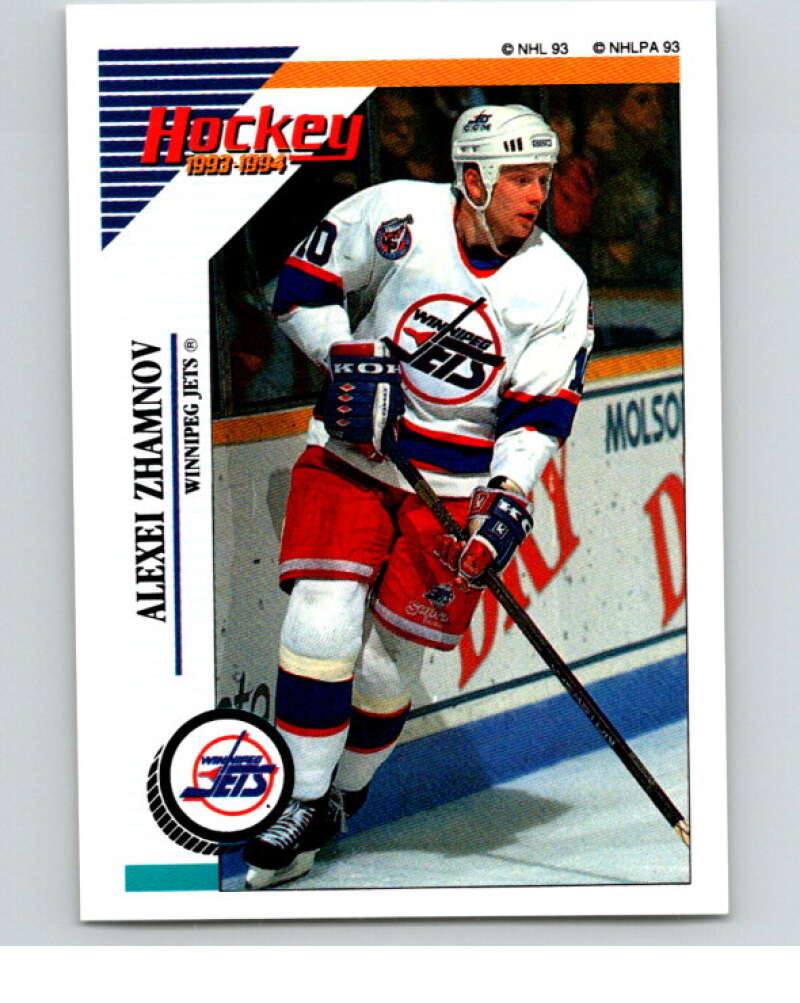 1993-94 Panini Stickers Hockey #190 Alexei Zhamnov Winnipeg Jets V83717 Image 1