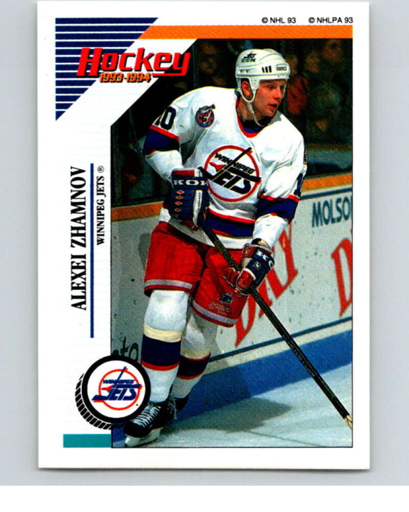 1993-94 Panini Stickers Hockey #190 Alexei Zhamnov Winnipeg Jets V83720 Image 1