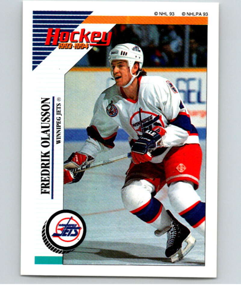 1993-94 Panini Stickers Hockey #198 Fredrik Olausson V83741 Image 1