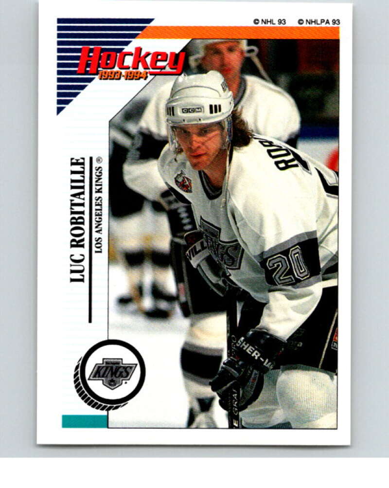 1993-94 Panini Stickers Hockey #201 Luc Robitaille Los Angeles Kings V83745 Image 1