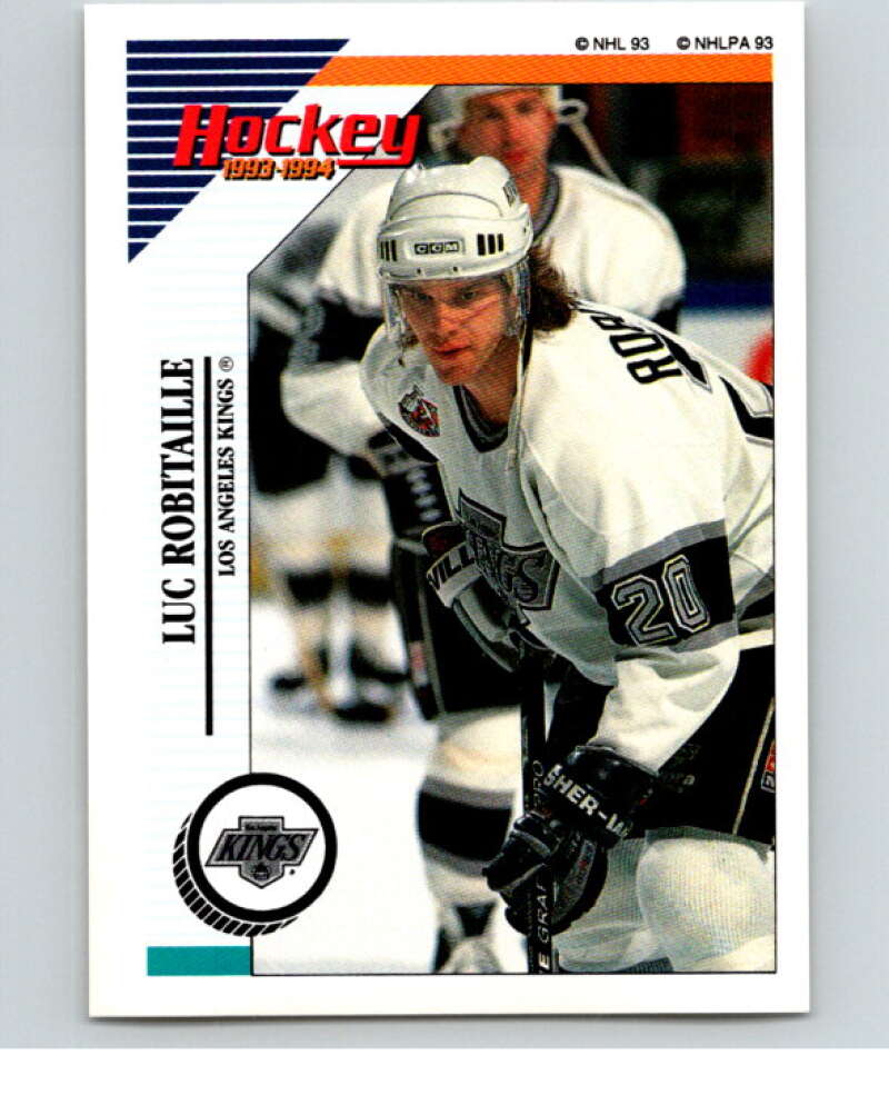 1993-94 Panini Stickers Hockey #201 Luc Robitaille Los Angeles Kings V83746 Image 1