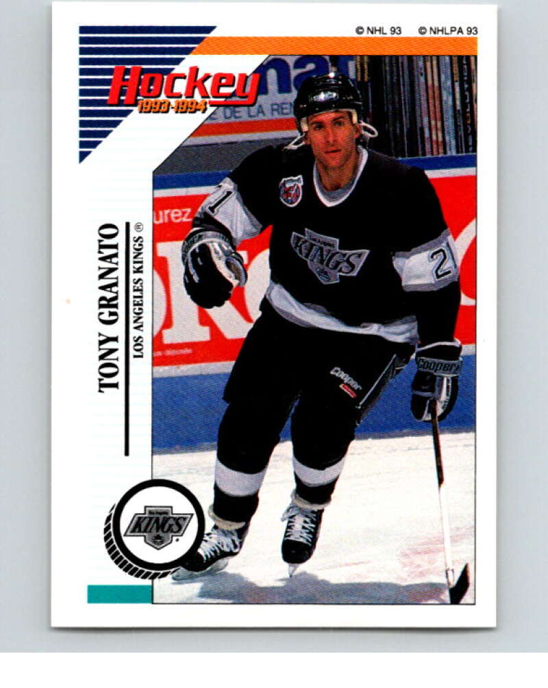 1993-94 Panini Stickers Hockey #203 Tony Granato Los Angeles Kings V83751 Image 1