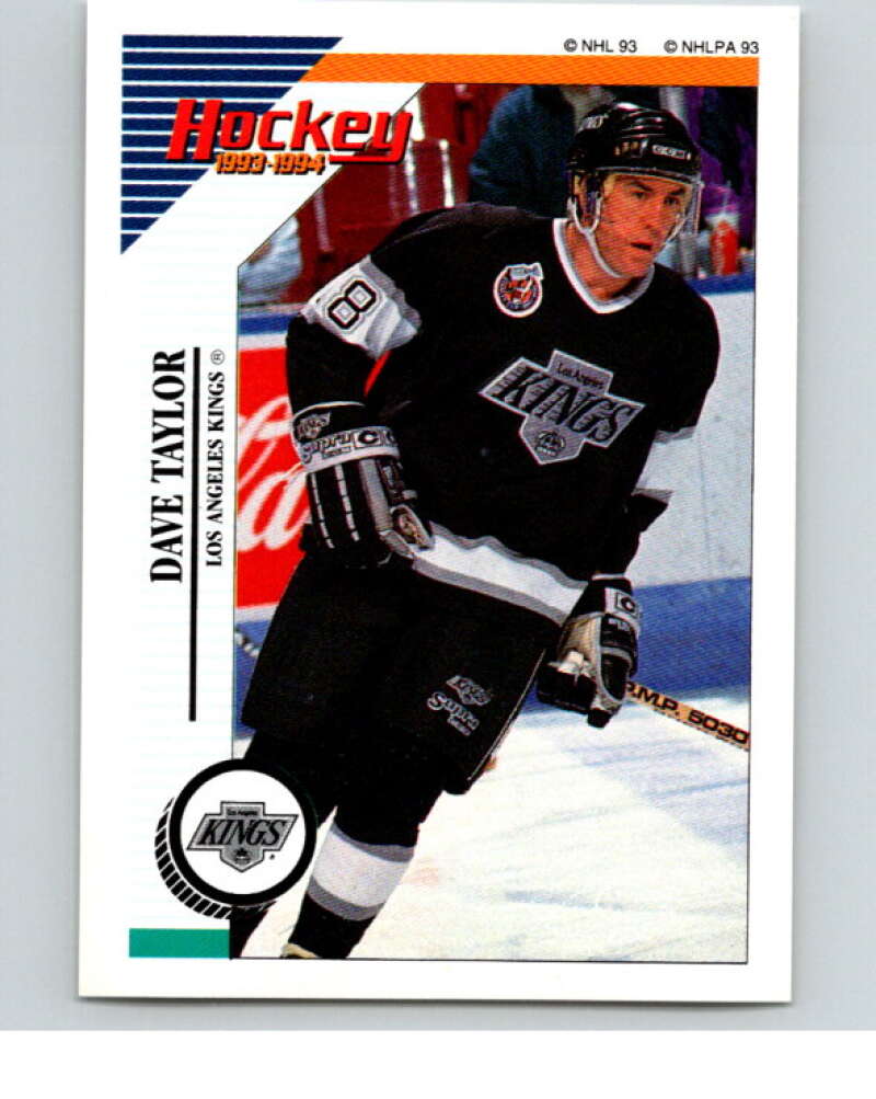 1993-94 Panini Stickers Hockey #206 Dave Taylor Los Angeles Kings V83760 Image 1