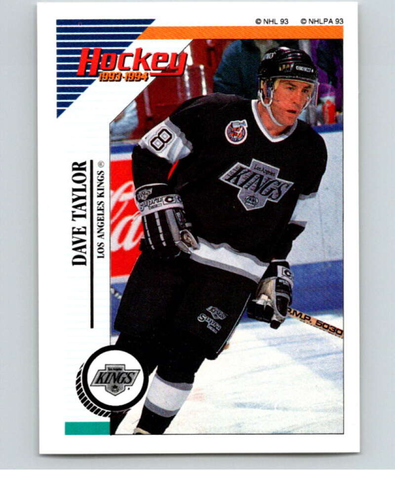 1993-94 Panini Stickers Hockey #206 Dave Taylor Los Angeles Kings V83761 Image 1