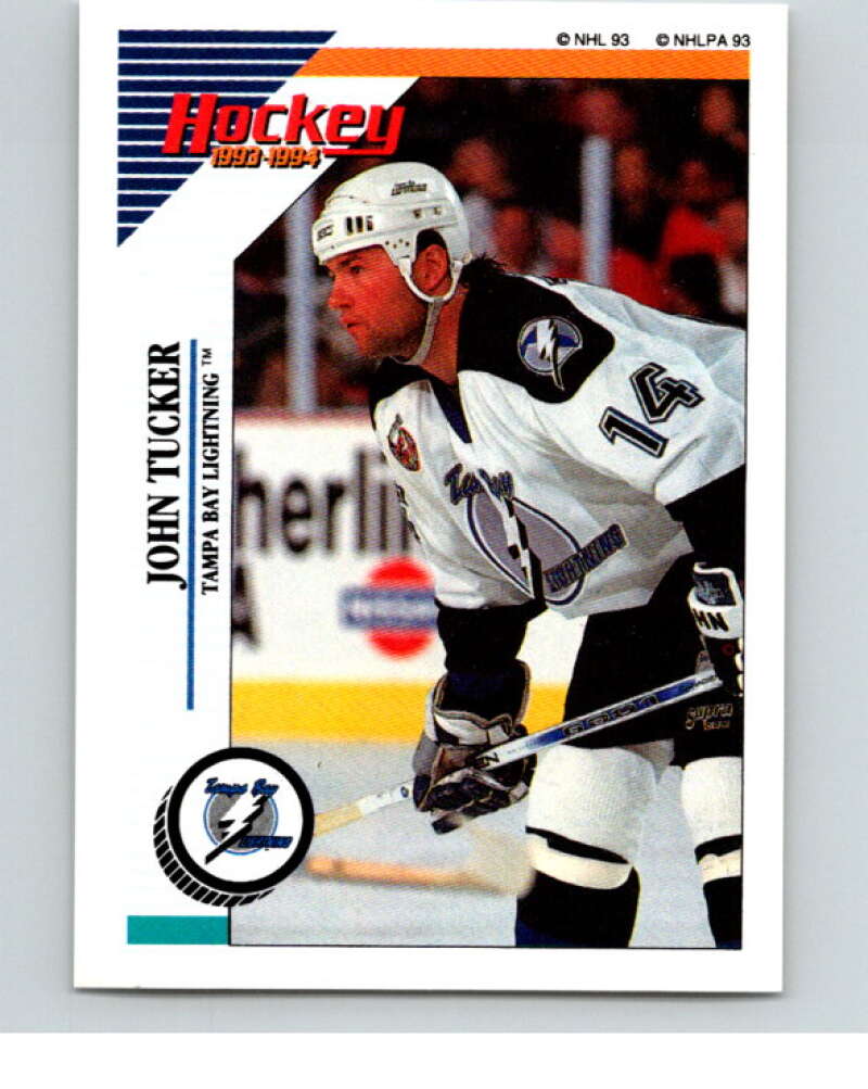 1993-94 Panini Stickers Hockey #212 John Tucker V83776 Image 1