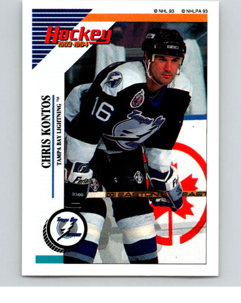 1993-94 Panini Stickers Hockey #213 Chris Kontos Tampa Bay Lightning V83780 Image 1