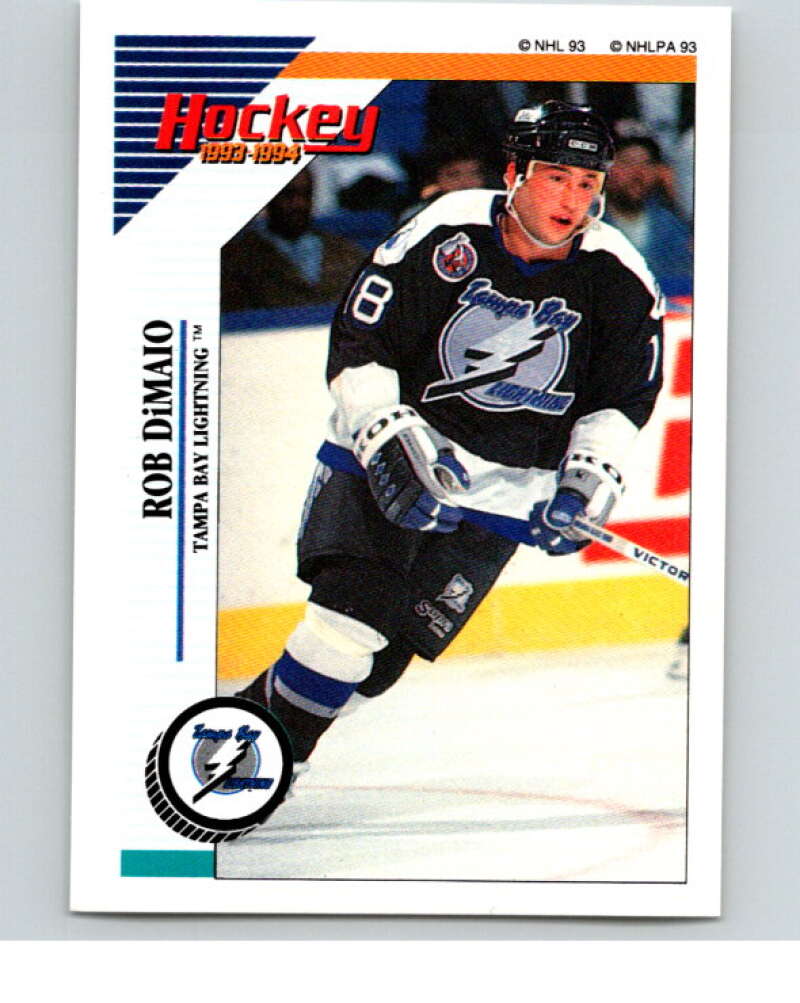 1993-94 Panini Stickers Hockey #218 Rob DiMaio Tampa Bay Lightning V83793 Image 1