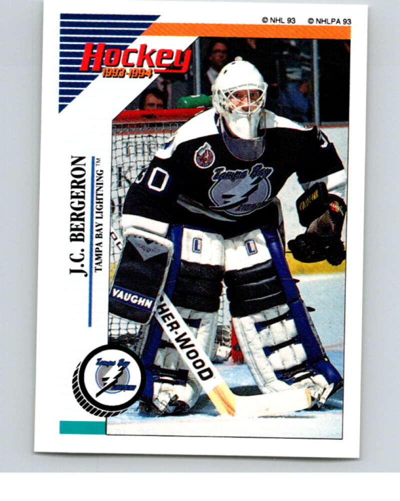 1993-94 Panini Stickers Hockey #220 J.C. Bergeron V83799 Image 1