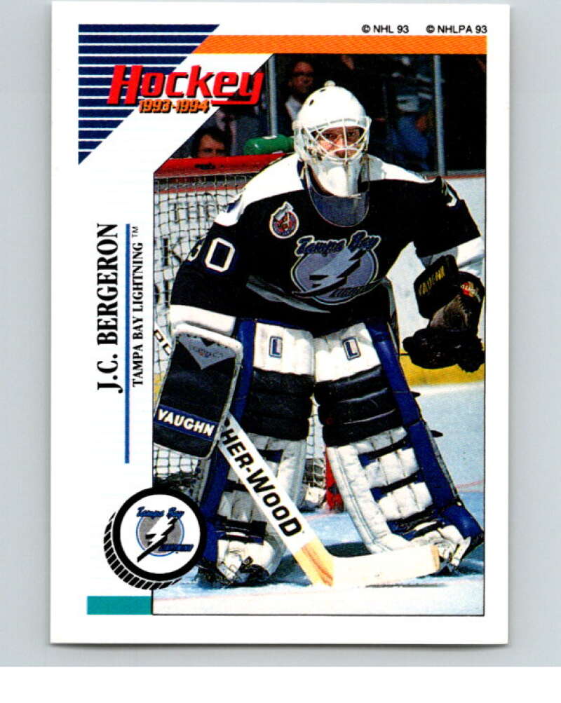 1993-94 Panini Stickers Hockey #220 J.C. Bergeron V83800 Image 1