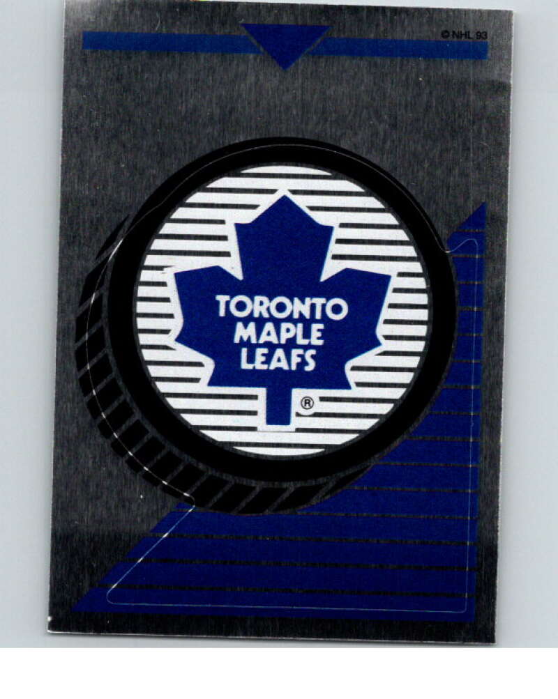 1993-94 Panini Stickers Hockey #222 Maple Leafs Logo V83806 Image 1