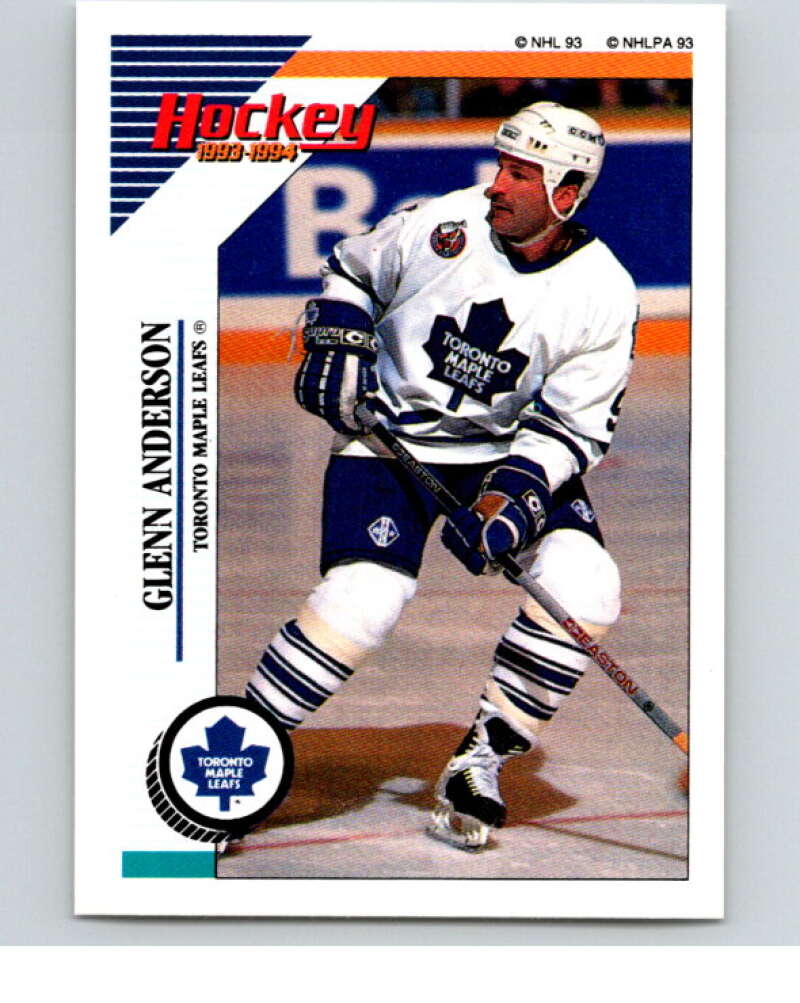 1993-94 Panini Stickers Hockey #225 Glenn Anderson V83815 Image 1
