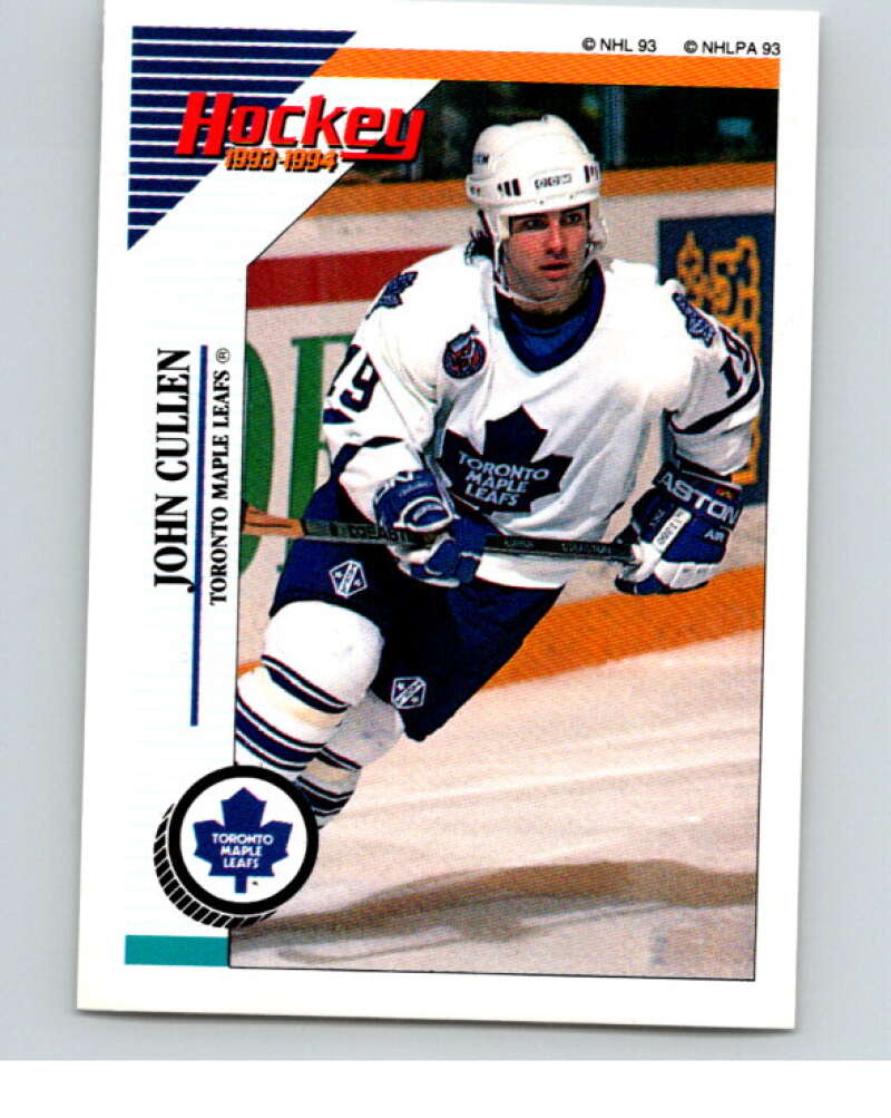 1993-94 Panini Stickers Hockey #226 John Cullen Toronto Maple Leafs V83817 Image 1