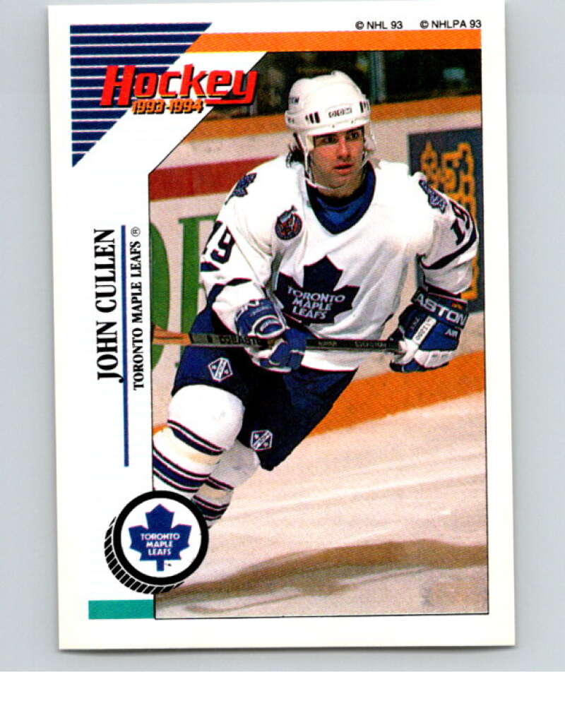 1993-94 Panini Stickers Hockey #226 John Cullen Toronto Maple Leafs V83818 Image 1