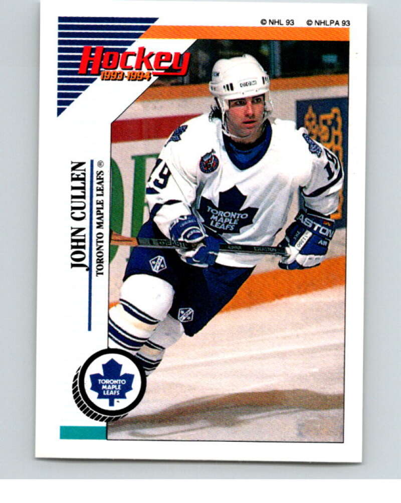 1993-94 Panini Stickers Hockey #226 John Cullen Toronto Maple Leafs V83820 Image 1