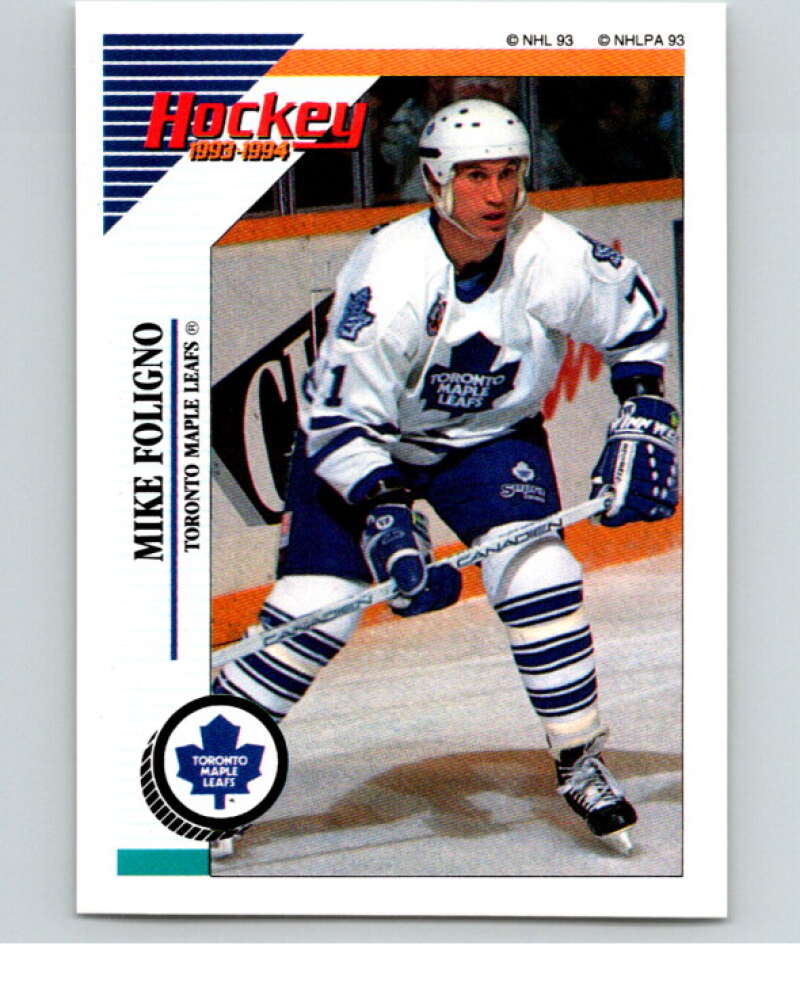 1993-94 Panini Stickers Hockey #228 Mike Foligno V83826 Image 1