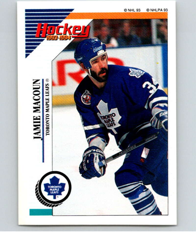 1993-94 Panini Stickers Hockey #230 James Macoun Toronto Maple Leafs V83834 Image 1