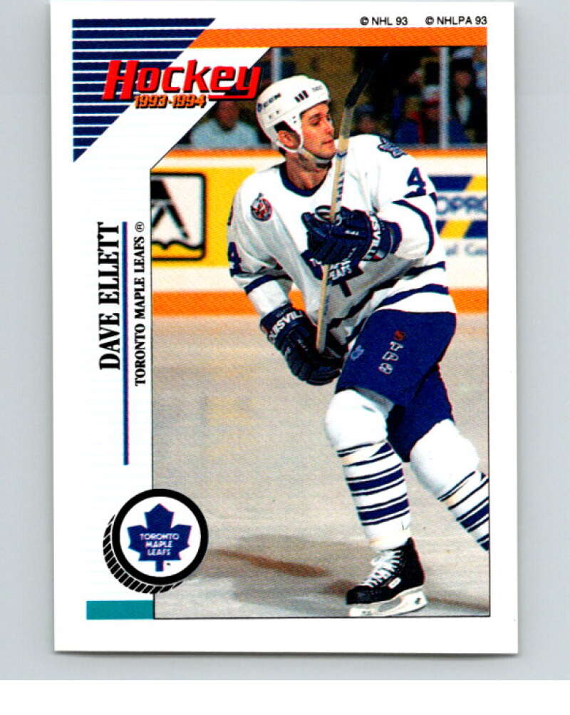 1993-94 Panini Stickers Hockey #231 Dave Ellett Toronto Maple Leafs V83836 Image 1