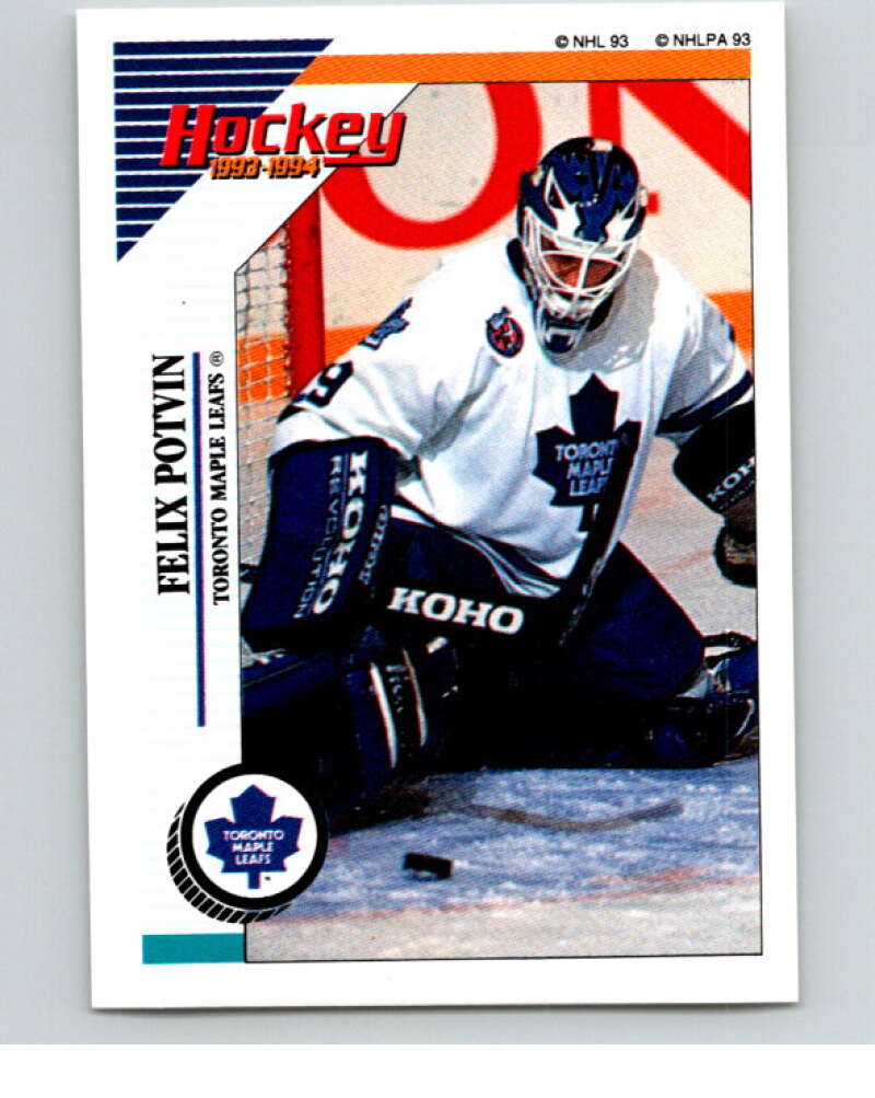1993-94 Panini Stickers Hockey #232 Felix Potvin Toronto Maple Leafs V83841 Image 1