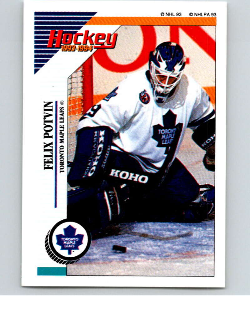 1993-94 Panini Stickers Hockey #232 Felix Potvin Toronto Maple Leafs V83842 Image 1