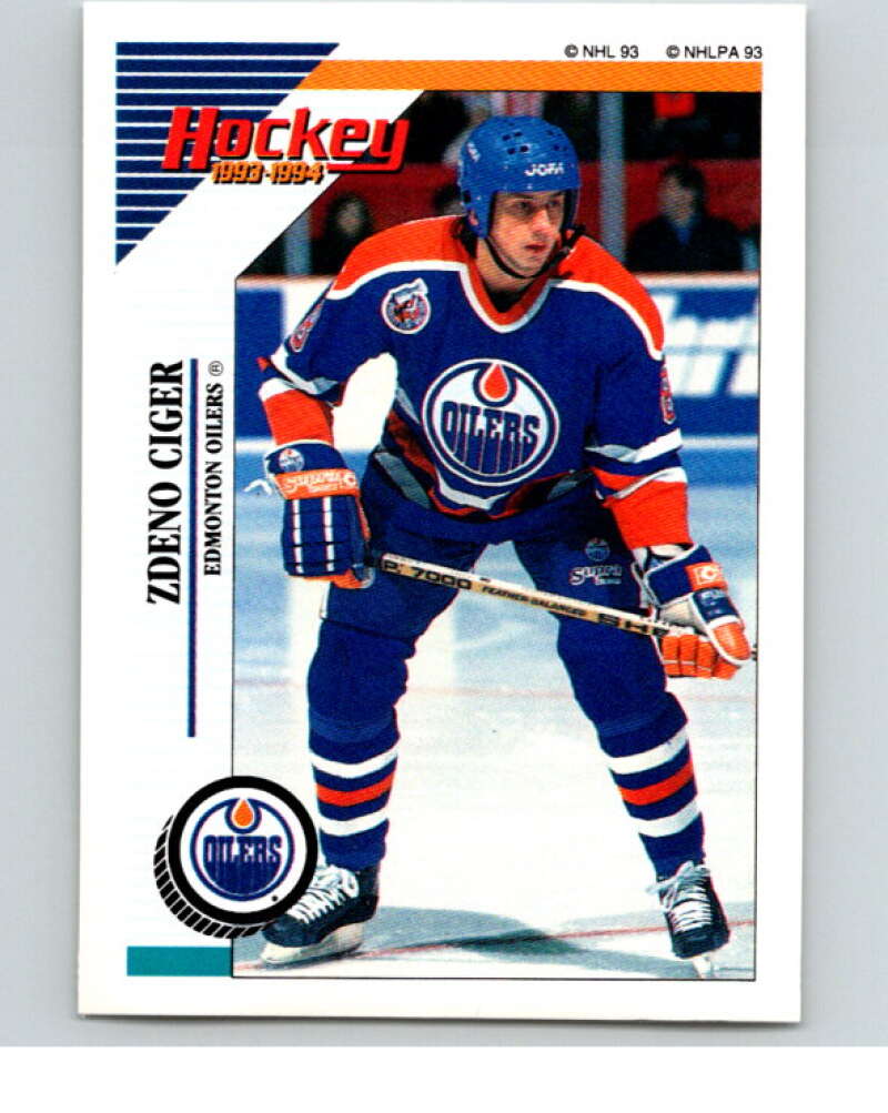 1993-94 Panini Stickers Hockey #239 Zdeno Ciger Edmonton Oilers V83865 Image 1