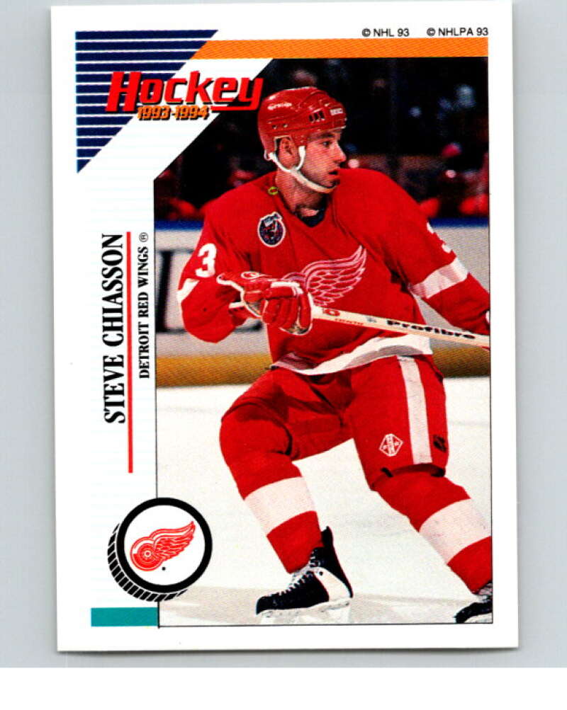 1993-94 Panini Stickers Hockey #251 Steve Chiasson Detroit Red Wings V83904 Image 1