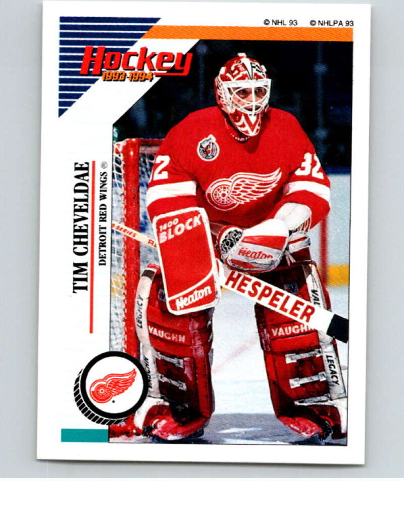 1993-94 Panini Stickers Hockey #254 Tim Cheveldae V83913 Image 1