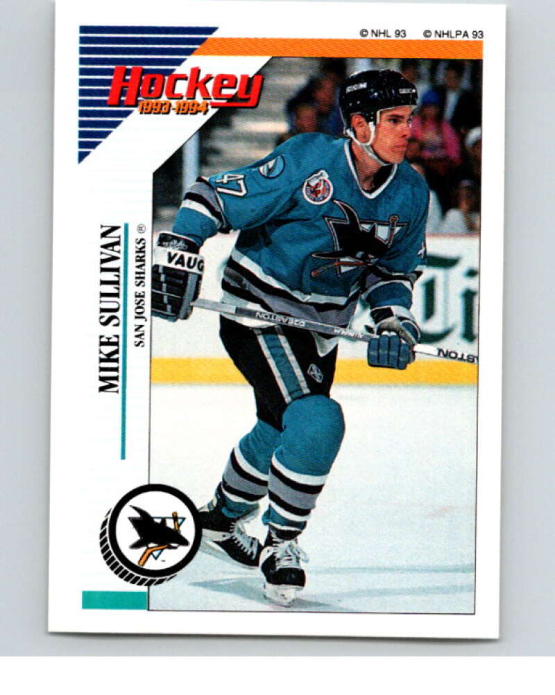 1993-94 Panini Stickers Hockey #262 Mike Sullivan San Jose Sharks V83926 Image 1